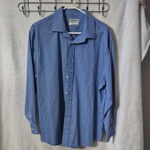 Haggar Men's Classic Blue Dress Shirt